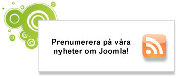 Prenumerera på nyheter om Joomla! CMS