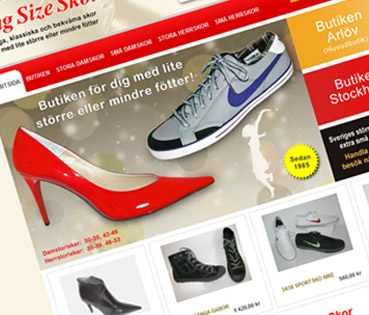 King Size Skors nya hemsida